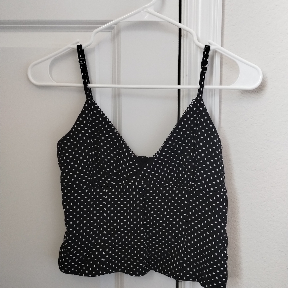 Princess Polly Cabernet Asymmetrical Polka Dots Set Petite 2 - Picture 3 of 6